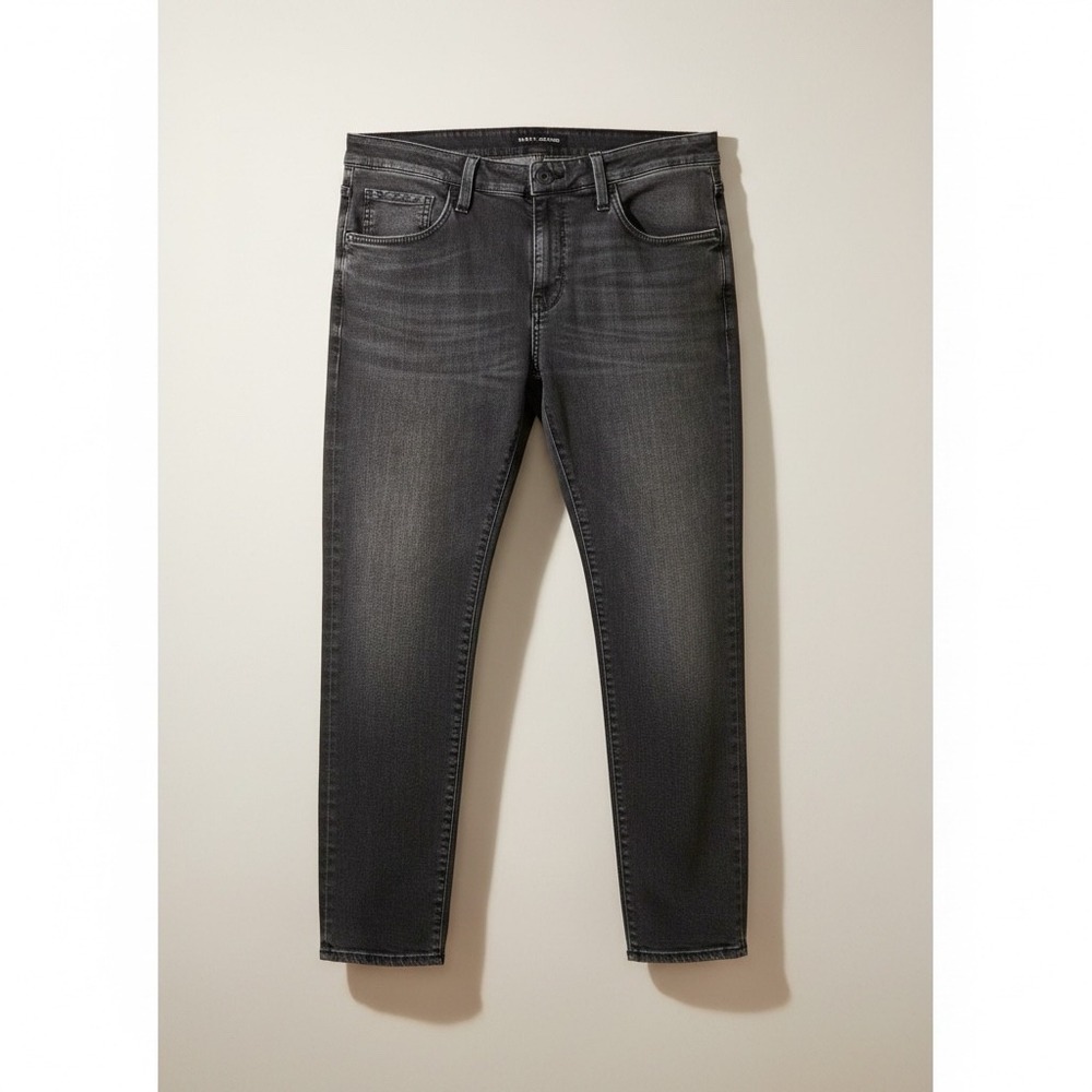 Mavi Mens‎ Slim Fit Dark Grey Faded Denim Jeans 34x28 XSU08282